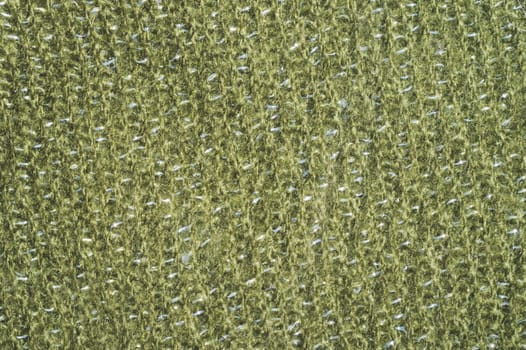 Green wool fabric texture. soft material background