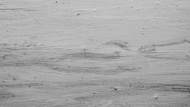 Wood background with scratched paint close up