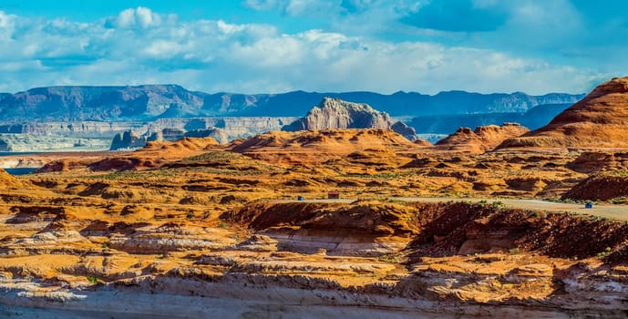 Lake Powell the second largest man-made lake in the United States