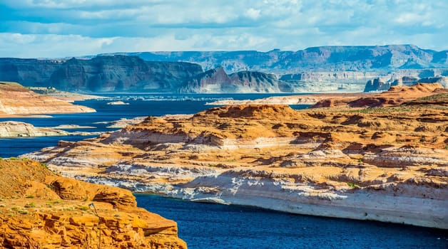 Lake Powell the second largest man-made lake in the United States