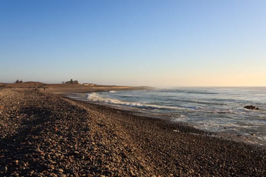 Beach of Terrace Bay,Skeleton Coast, Namibia