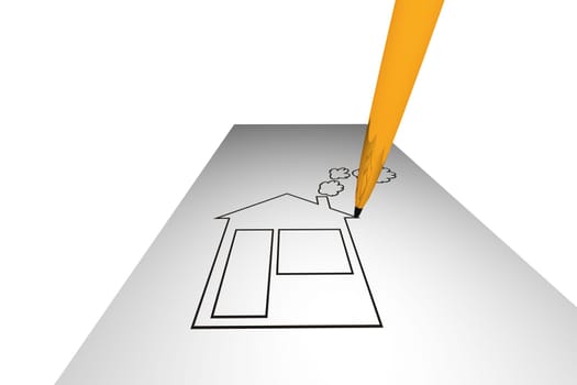 my sweet home abstract 3d concept