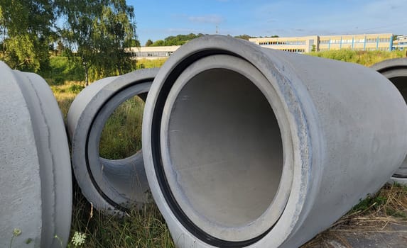 Construction of an underground drainage pipe