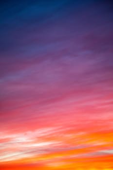 Beautifully Dramatic Sunrise or Sunset with Clouds.