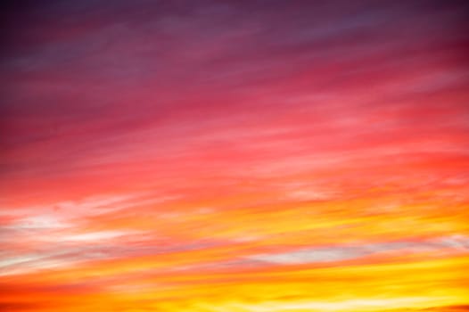Beautifully Dramatic Sunrise or Sunset with Clouds.