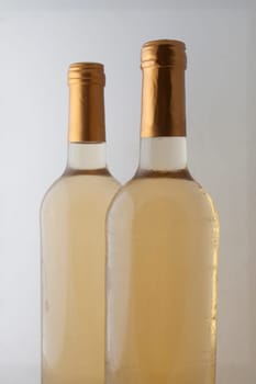 bottles of white wine