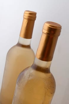 white wine bottles