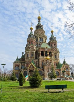 Church of St. Peter and Paul in Peterhof, St. Petersburg, Russia
