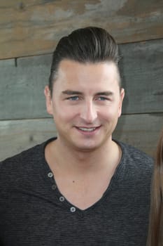 Andreas Gabalier,promo date for the new CD "Mountain Man"" in boxer shorts at Hotel 25 in HafenCity,Hamburg,20.05.2015"