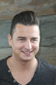 Andreas Gabalier,promo date for the new CD "Mountain Man"" in boxer shorts at Hotel 25 in HafenCity,Hamburg,20.05.2015"