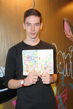The artist "International Poni"" (buergerlich Tronje van Ellen),Gala VIP Fashion Night at Petra Teufel in the Hohen Bleichen,Hamburg,20.05.2015"