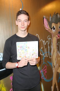 The artist "International Poni"" (buergerlich Tronje van Ellen),Gala VIP Fashion Night at Petra Teufel in the Hohen Bleichen,Hamburg,20.05.2015"