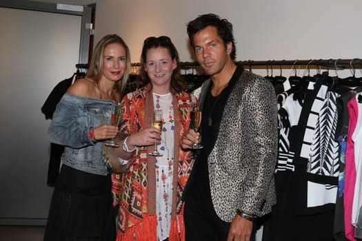 Kathrin Bruss (Petra Teufel),Jenny Blunck-Falckenberg and Christian Kloster (GM),Gala VIP Fashion Night at Petra Teufel in the Hohen Bleichen,Hamburg,20.05.2015