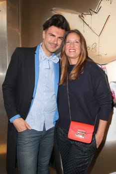 Dana Schweiger,Andre Borchers,Gala VIP Fashion Night at Petra Teufel in the Hohen Bleichen,Hamburg,20.05.2015