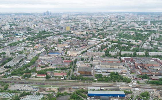 View of Moscow from a height of 337 meters