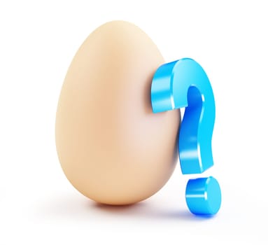 question mark egg