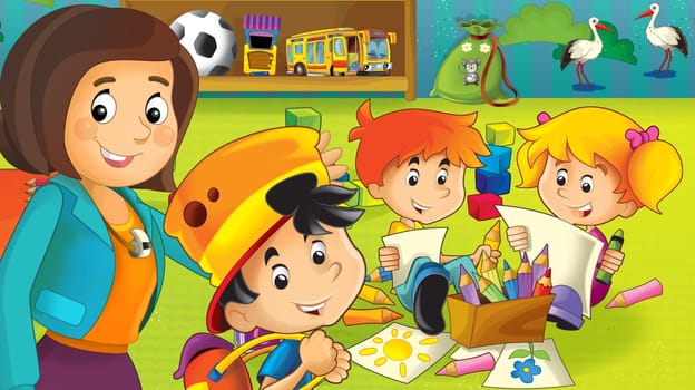 illustration for the children