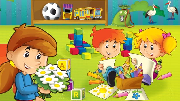 illustration for the children