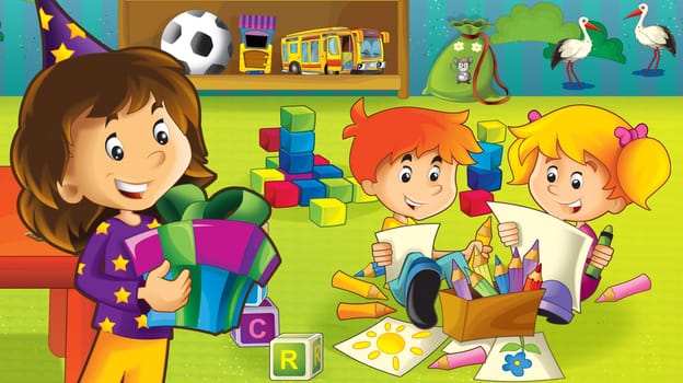 illustration for the children