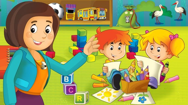 illustration for the children