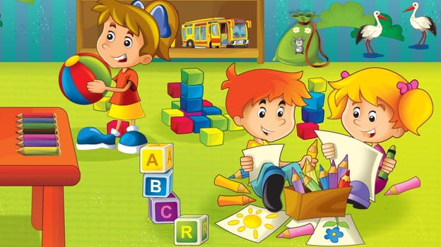 illustration for the children