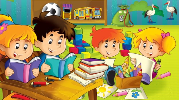 illustration for the children