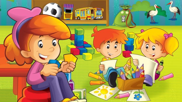 illustration for the children