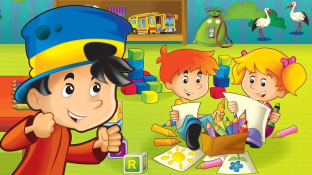 illustration for the children