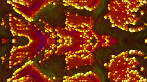 Glass oil. Computer generated 3d render