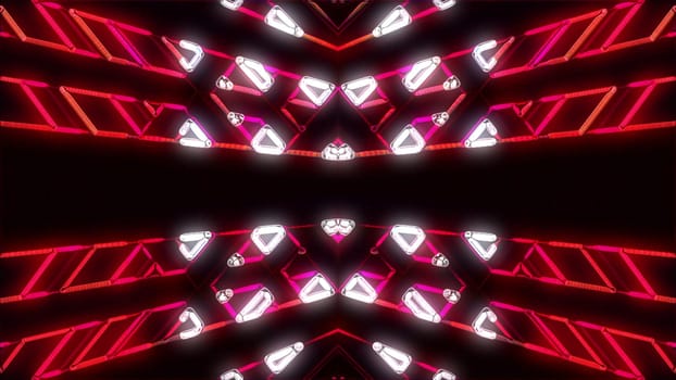 Glowing lines. Computer generated 3d render