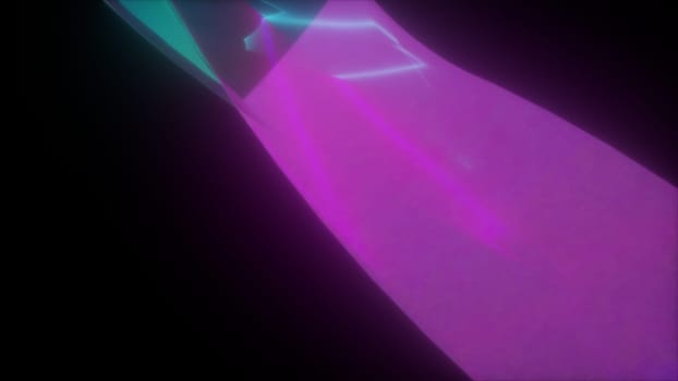 Glossy neon. Computer generated 3d render