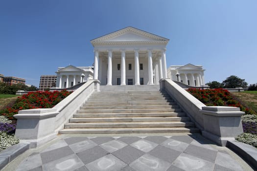 The Virginia State Capitol Building in Richmond