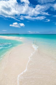 Paradise beach on the Bantayan island in Philippines