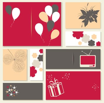 Illustration for happy birthday card.