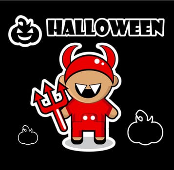 Halloween icon Evil dracula card poster background