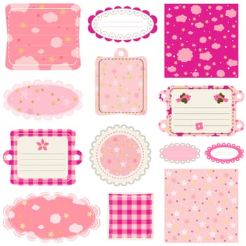 design elements for baby scrapbook