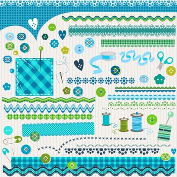 cute textured design elements