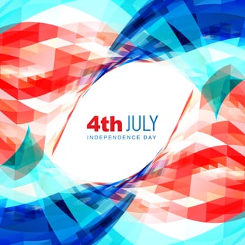 vector 4th of july american independence day background