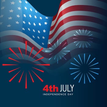 4th of july american independence day background