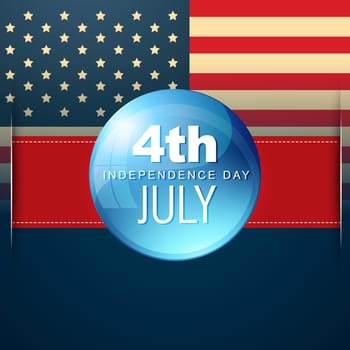 4th of july american indenedence day vector background