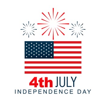 american 4th of july vector design