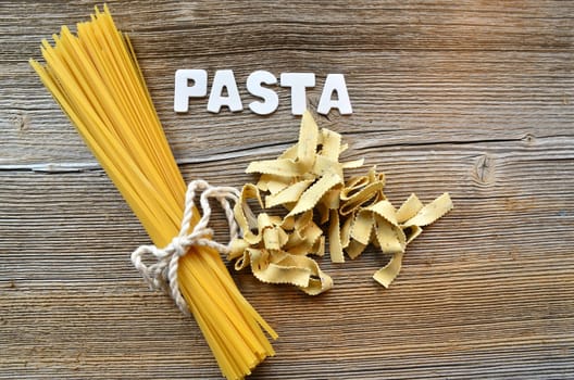 Pasta Word Bush Sticks