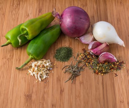 fresh and spice for make nice and tasty italian food