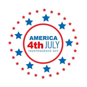 vector american 4th of july style design