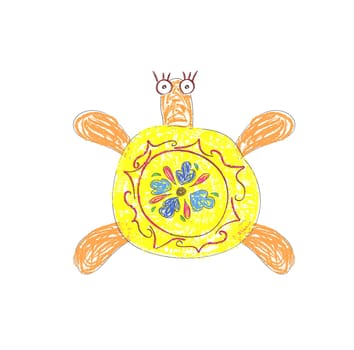 yellow Turtle vector