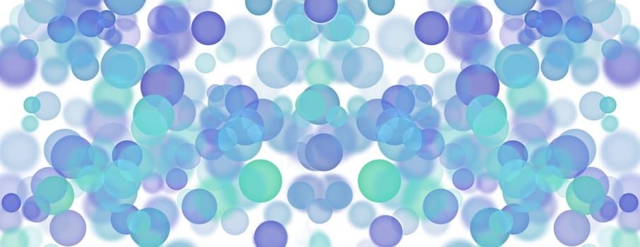 Abstract blurry bokeh background in blue