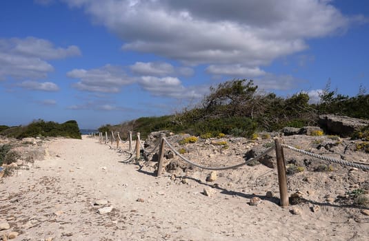 Natural beach