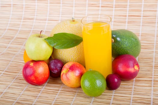 variety of fruits at the kitchen