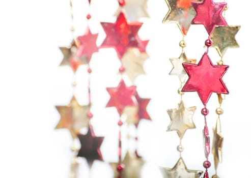 Happy holiday greeting card design background with david stars.