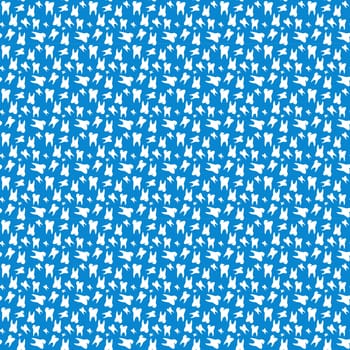 Best dental seamless pattern with blue background
